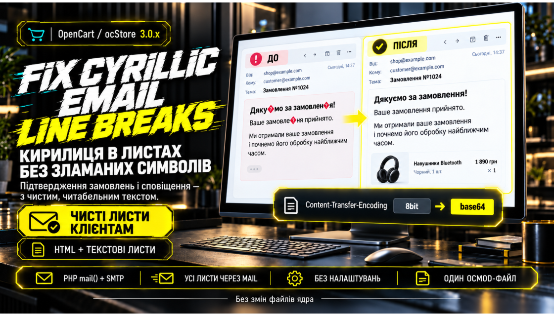 Fix Cyrillic Email Line Breaks