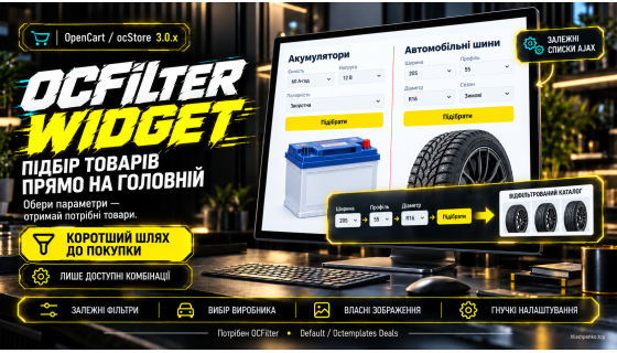 Віджет OCFilter